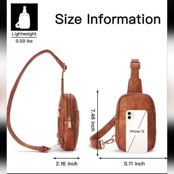 Sling Bag Crossbody Bag Gold Toned hardware - Picture 12 of 13